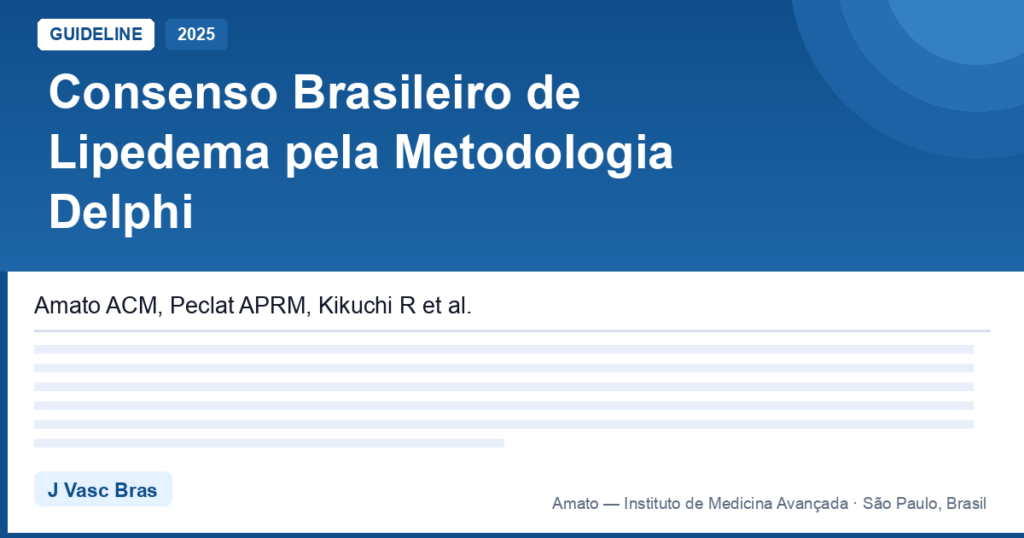 Consenso Brasileiro de Lipedema: as recomendações oficiais (2025)