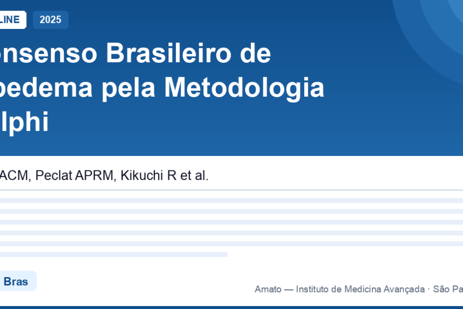 Consenso Brasileiro de Lipedema: as recomendações oficiais (2025)