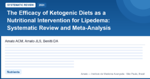 Dieta cetogênica no lipedema: revisão sistemática mostra benefícios reais