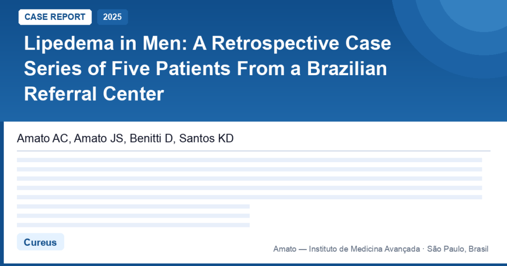 Lipedema em homens: série de casos rara com 5 pacientes
