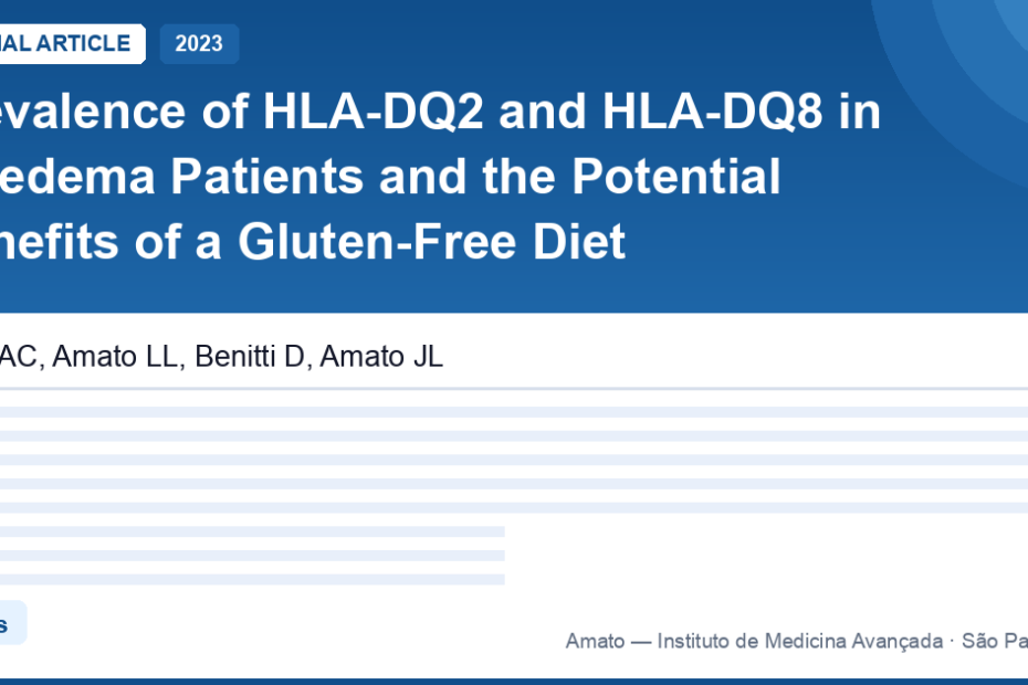 Lipedema e glúten: o papel do HLA-DQ2/DQ8 e da dieta sem glúten