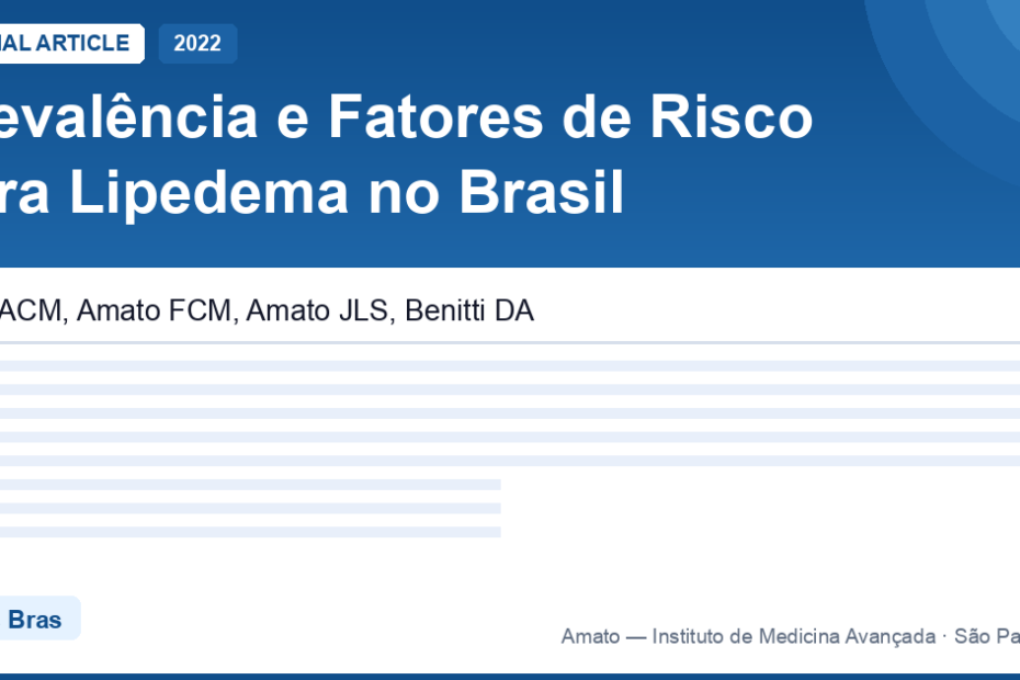 Prevalência do lipedema no Brasil: os dados oficiais