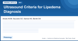 Ultrassom no diagnóstico do lipedema: critérios objetivos