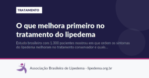 O que melhora primeiro no tratamento do lipedema