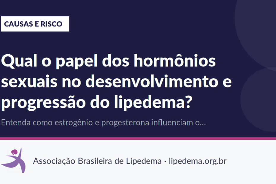 Qual o papel dos hormônios sexuais no desenvolvimento e progressão do lipedema?